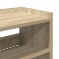 Étagère à chaussures chêne sonoma 80x25x81 cm bois ingénierie