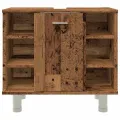 Armoire de salle de bain vieux bois 60x32x53,5 cm