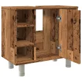 Armoire de salle de bain vieux bois 60x32x53,5 cm