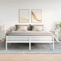 Tables de chevet 2 pcs blanc 46,5x29x61 cm bois d’ingénierie
