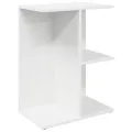 Tables de chevet 2 pcs blanc 46,5x29x61 cm bois d’ingénierie