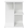 Tables de chevet 2 pcs blanc 46,5x29x61 cm bois d’ingénierie