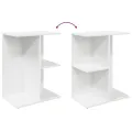 Tables de chevet 2 pcs blanc 46,5x29x61 cm bois d’ingénierie