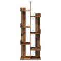 Bibliothèque vieux bois 48x25,5x140 cm bois d'ingénierie