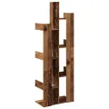 Bibliothèque vieux bois 48x25,5x140 cm bois d'ingénierie