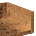 Bibliothèque vieux bois 48x25,5x140 cm bois d'ingénierie