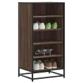 Étagère à chaussures chêne marron 48x38x97,5 cm bois ingénierie