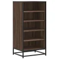 Étagère à chaussures chêne marron 48x38x97,5 cm bois ingénierie