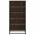 Étagère à chaussures chêne marron 48x38x97,5 cm bois ingénierie