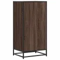 Étagère à chaussures chêne marron 48x38x97,5 cm bois ingénierie