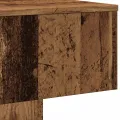 Table basse vieux bois 60x60x31,5 cm bois d'ingénierie