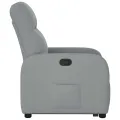 Fauteuil inclinable Gris clair Tissu