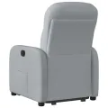 Fauteuil inclinable Gris clair Tissu