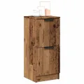 Buffet vieux bois 30x30x70 cm bois d'ingénierie