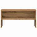 Meuble TV chêne artisanal 80x40x40 cm bois d'ingénierie