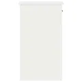 Support de tour d'ordinateur avec tiroir blanc 35x45x77 cm
