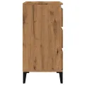 Buffet chêne artisanal 60x35x70 cm bois d'ingénierie