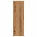 Armoire de bain chêne artisanal 30x30x95 cm bois d'ingénierie