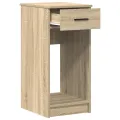 Support de tour d'ordinateur et tiroir chêne sonoma 35x45x77 cm