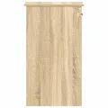 Support de tour d'ordinateur et tiroir chêne sonoma 35x45x77 cm