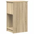 Support de tour d'ordinateur et tiroir chêne sonoma 35x45x77 cm