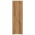 Armoire de bain chêne artisanal 30x30x95 cm bois d'ingénierie