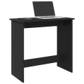 Bureau Noir 80x40x75 cm Aggloméré