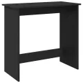 Bureau Noir 80x40x75 cm Aggloméré