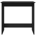 Bureau Noir 80x40x75 cm Aggloméré