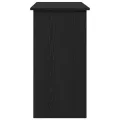 Bureau Noir 80x40x75 cm Aggloméré