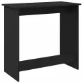 Bureau Noir 80x40x75 cm Aggloméré