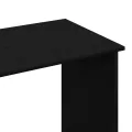 Bureau Noir 80x40x75 cm Aggloméré
