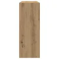 Table console chêne artisanal 105x30x80 cm bois d'ingénierie