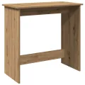 Bureau chêne artisanal 80x40x75 cm bois d'ingénierie