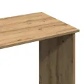 Bureau chêne artisanal 80x40x75 cm bois d'ingénierie