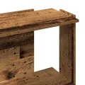 Bibliothèque à 3 niveaux vieux bois 60x30x80 cm bois ingénierie