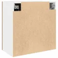 Armoire murale de cuisine avec porte en verre vieux bois