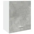 Armoire suspendue Gris béton 50x31x60 cm Aggloméré
