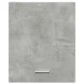Armoire suspendue Gris béton 50x31x60 cm Aggloméré
