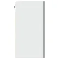 Armoire suspendue Gris béton 50x31x60 cm Aggloméré