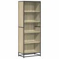 Bibliothèque chêne sonoma 60x35x170,5 cm bois d'ingénierie