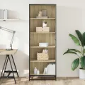 Bibliothèque chêne sonoma 60x35x170,5 cm bois d'ingénierie