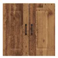 Armoire murale de cuisine Kalmar vieux bois bois d'ingénierie