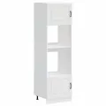 Armoires de four 2 pcs Lucca blanc bois d'ingénierie
