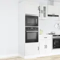 Armoires de four 2 pcs Lucca blanc bois d'ingénierie