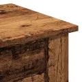 Table basse vieux bois 40x40x42 cm bois d'ingénierie