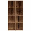 Bibliothèque vieux bois 66x30x130 cm bois d'ingénierie