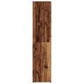 Bibliothèque vieux bois 66x30x130 cm bois d'ingénierie