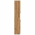 Armoire de bain chêne artisanal 32x34x188,5cm bois d'ingénierie