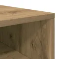Étagère à chaussures chêne artisanal bois d'ingénierie
